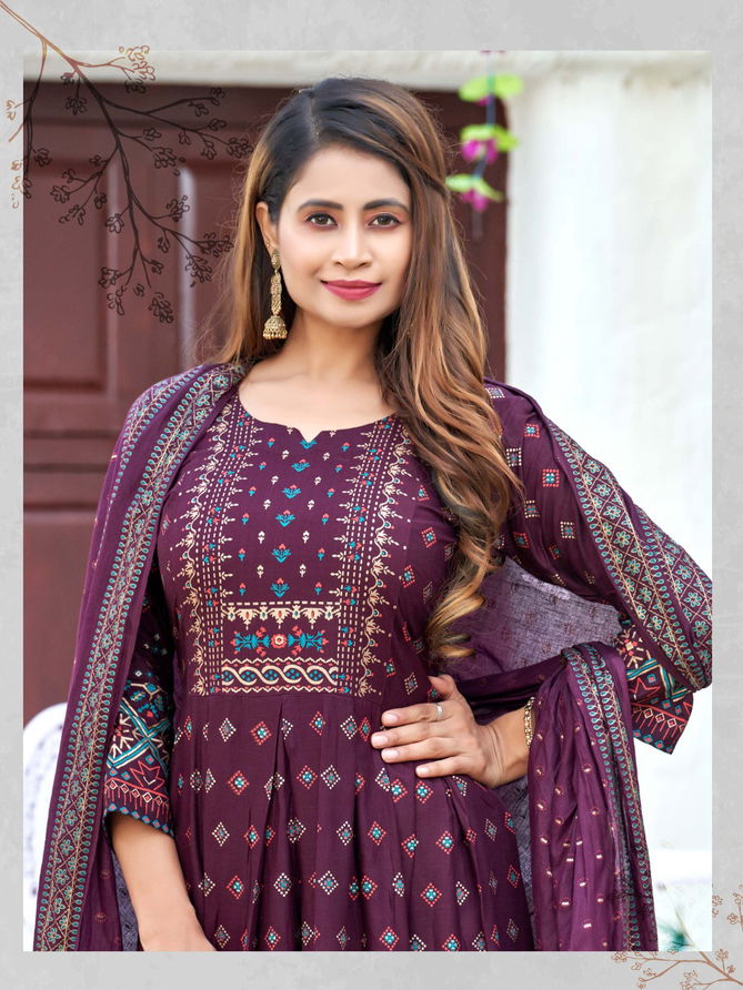 Hirwa Sanskriti Ethnic Wear Wholesale Kurti With Dupatta 